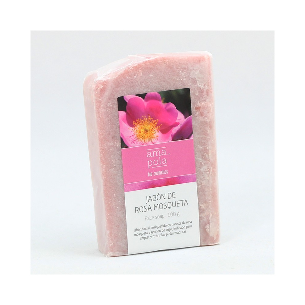 Amapola Bio Jabon Rosa Mosqueta