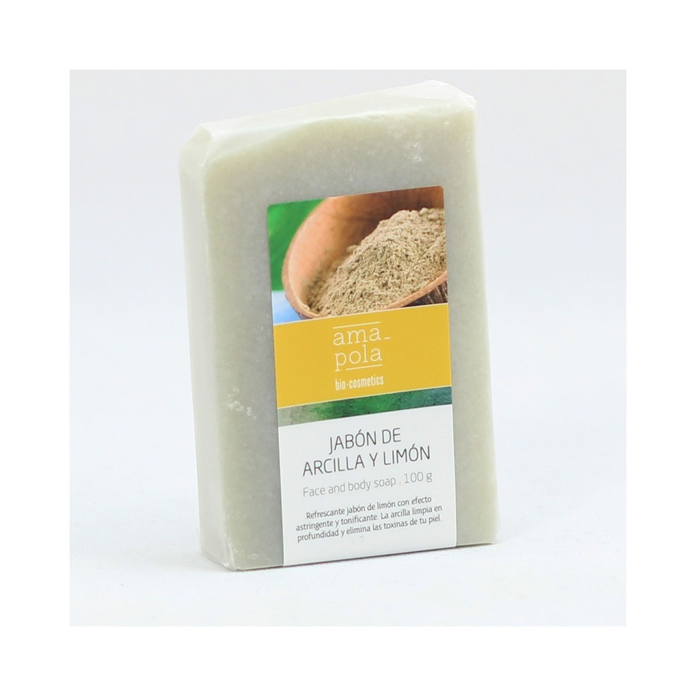 Amapola Bio Jabon Arcilla Y Limon*