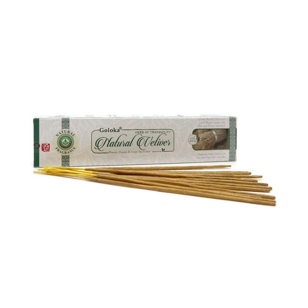 Goloka Incienso Vetiver