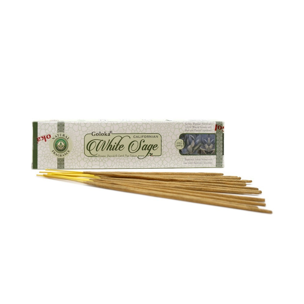 Goloka Incienso Salvia Blanca
