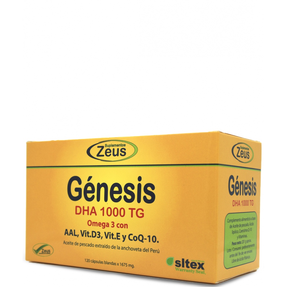 Zeus Genesis Dha 1000 Tg 60 Capsulas