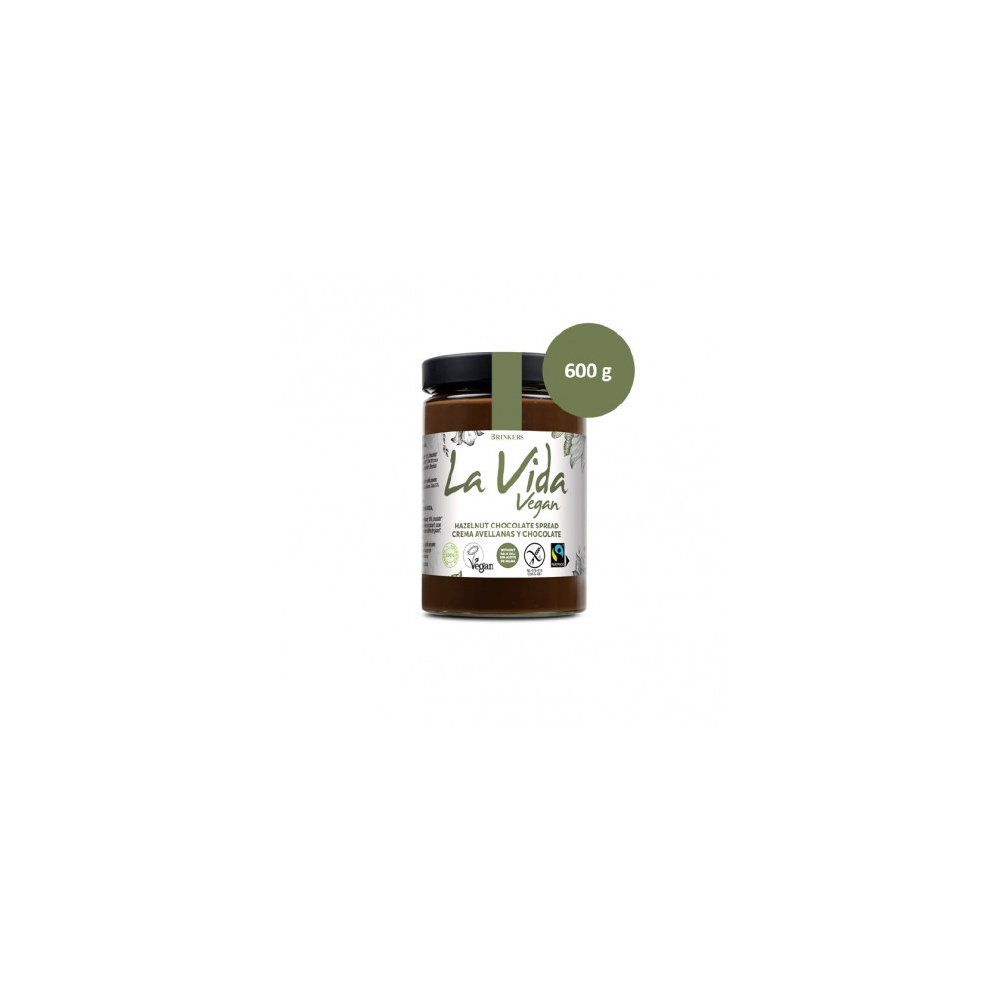 La Vida Vegan Crema Chocolate Avellanas 600 G