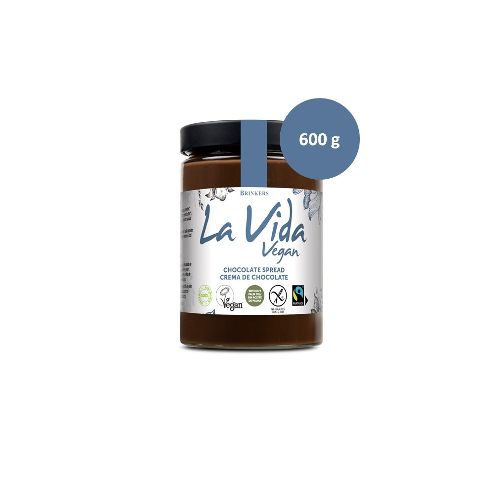La Vida Vegan Crema Chocolate 600 G