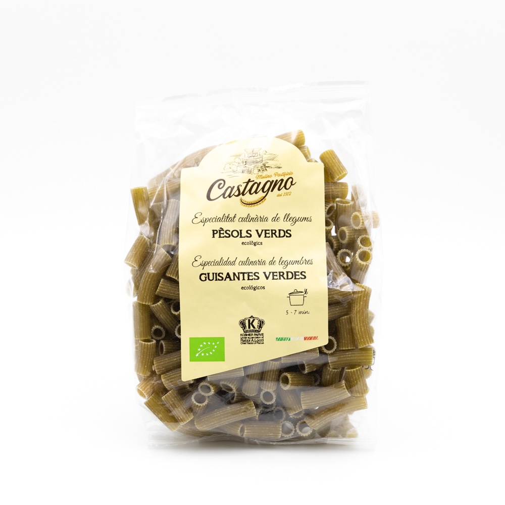 Castagno Macarrones Guisantes