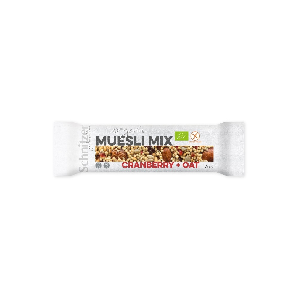 Schnitzer Barrita Muesli Mix Cramberry