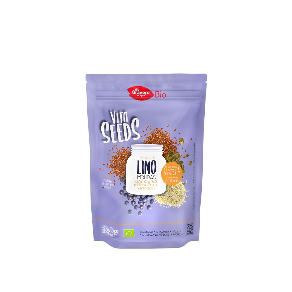 Granero Vitaseeds Lino,cañamo,girasol,calabaza Y Arandanos