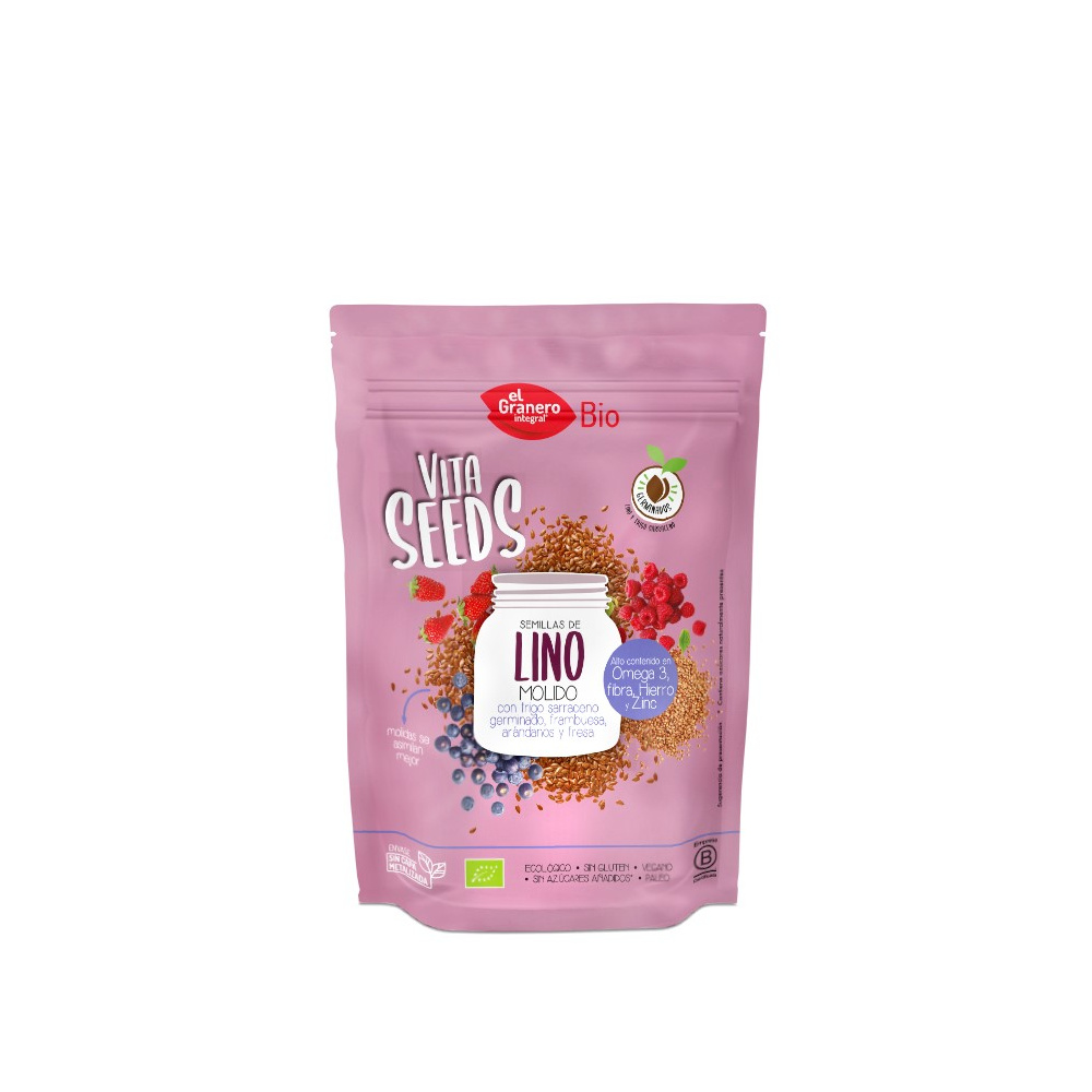 Granero Vitaseeds Lino,sarraceno,frambuesa Y Fresa