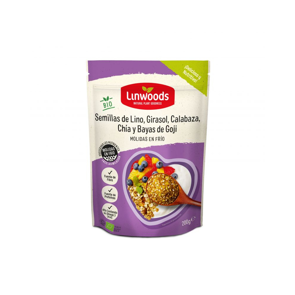 Linwoods Semillas Lino Calabaza Goji 200 Gr.