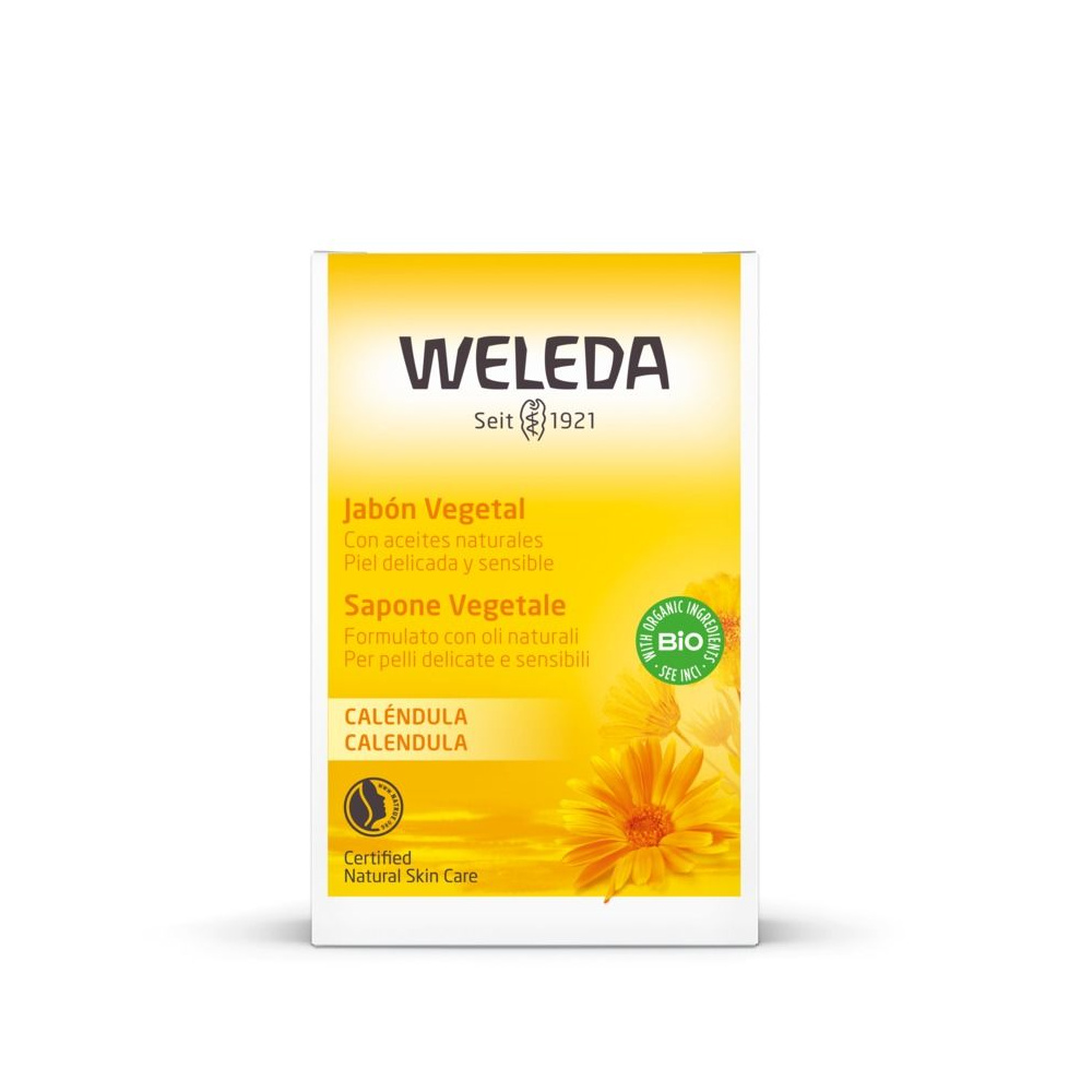 Weleda Jabon Vegetal Calendula 100 Gr