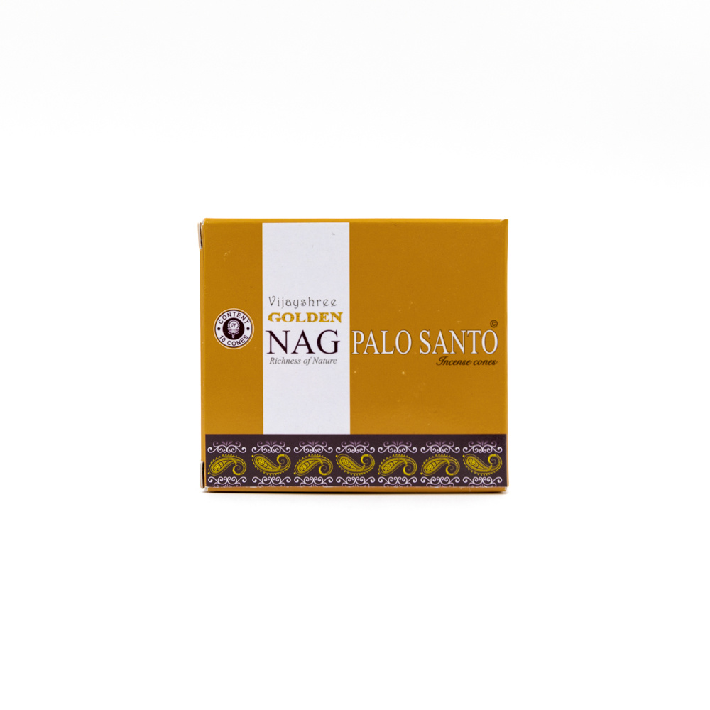 Golden Incienso Cono Nag Palo Santo
