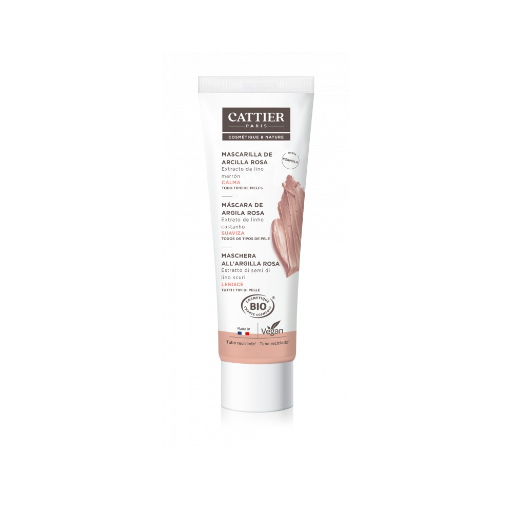 Cattier New Mascarilla Arcilla Rosa Pieles Sensibles
