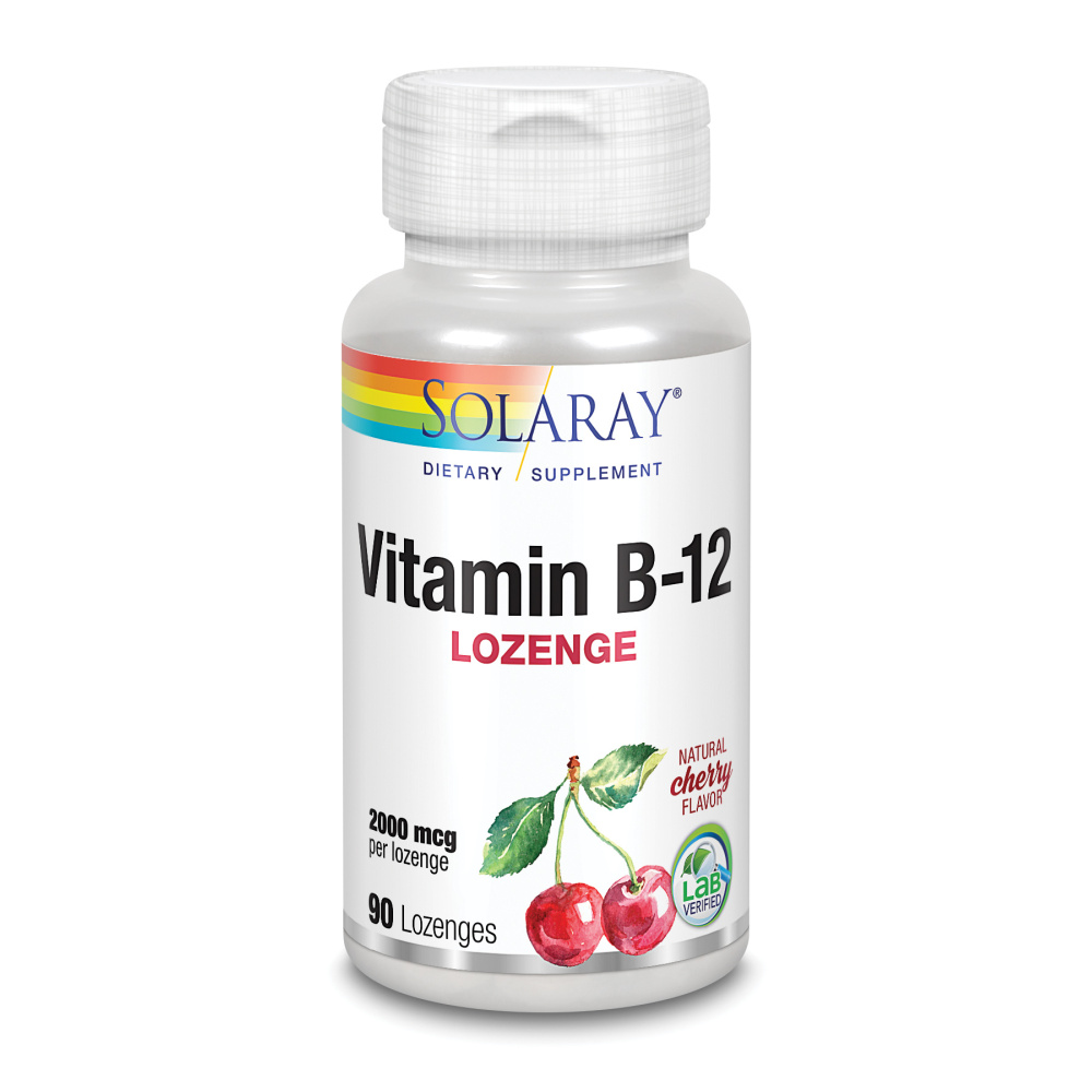Solaray Vitamina B12 2000mcg Sublingual