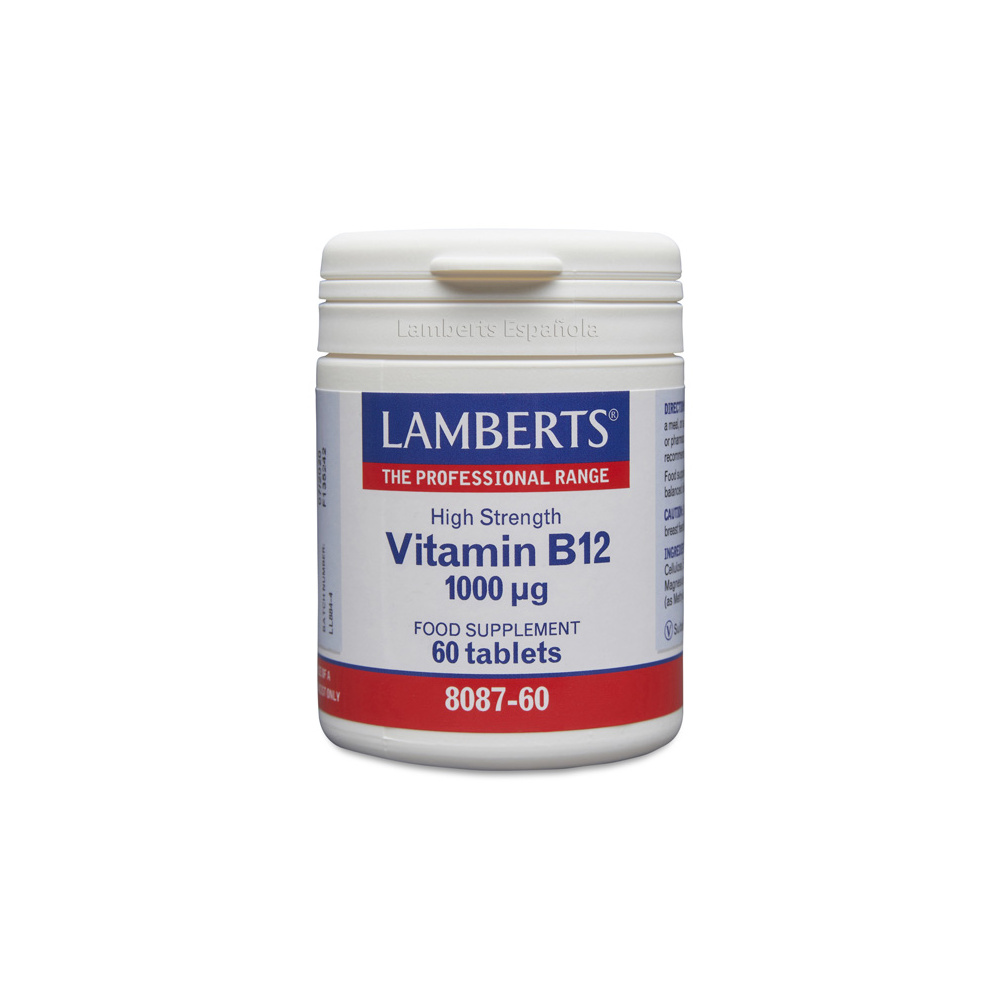 Lamberts Vitamina B12 1000 Ug 60 Tabletas