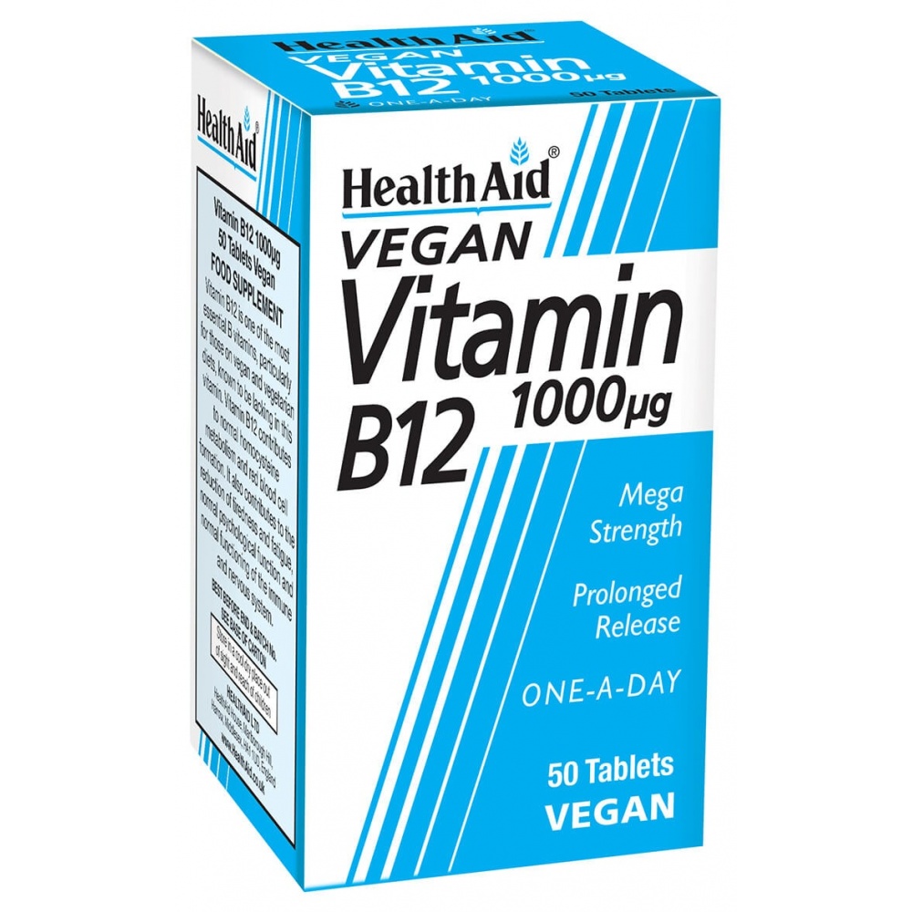 Health Aid B12 Cobalamina 1000ug 50 Comp.