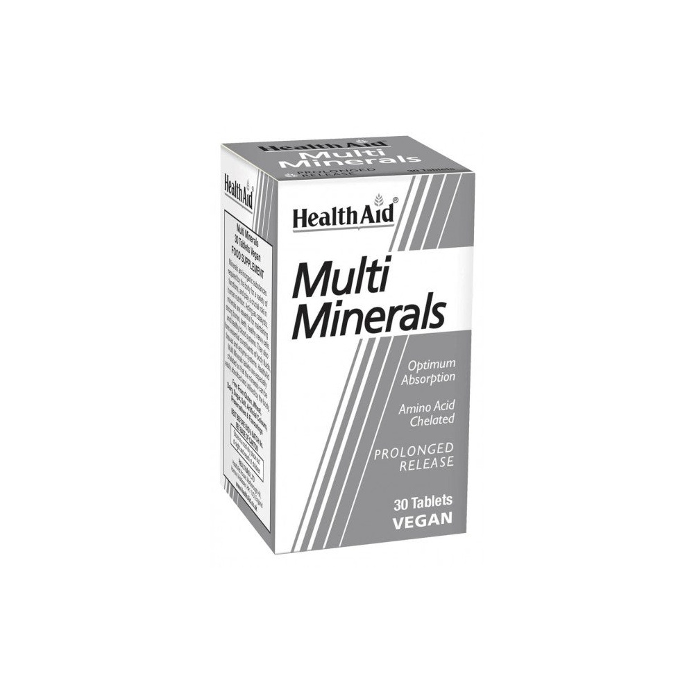 Health Aid Multiminerales 30 T.