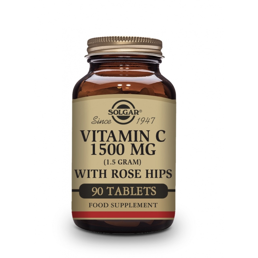 Solgar Vitamina C 1500 Mg Con Rose Hips