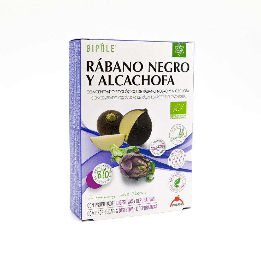 Intersa Bipole Rabano Negro Y Alcachofa 20 Amp.