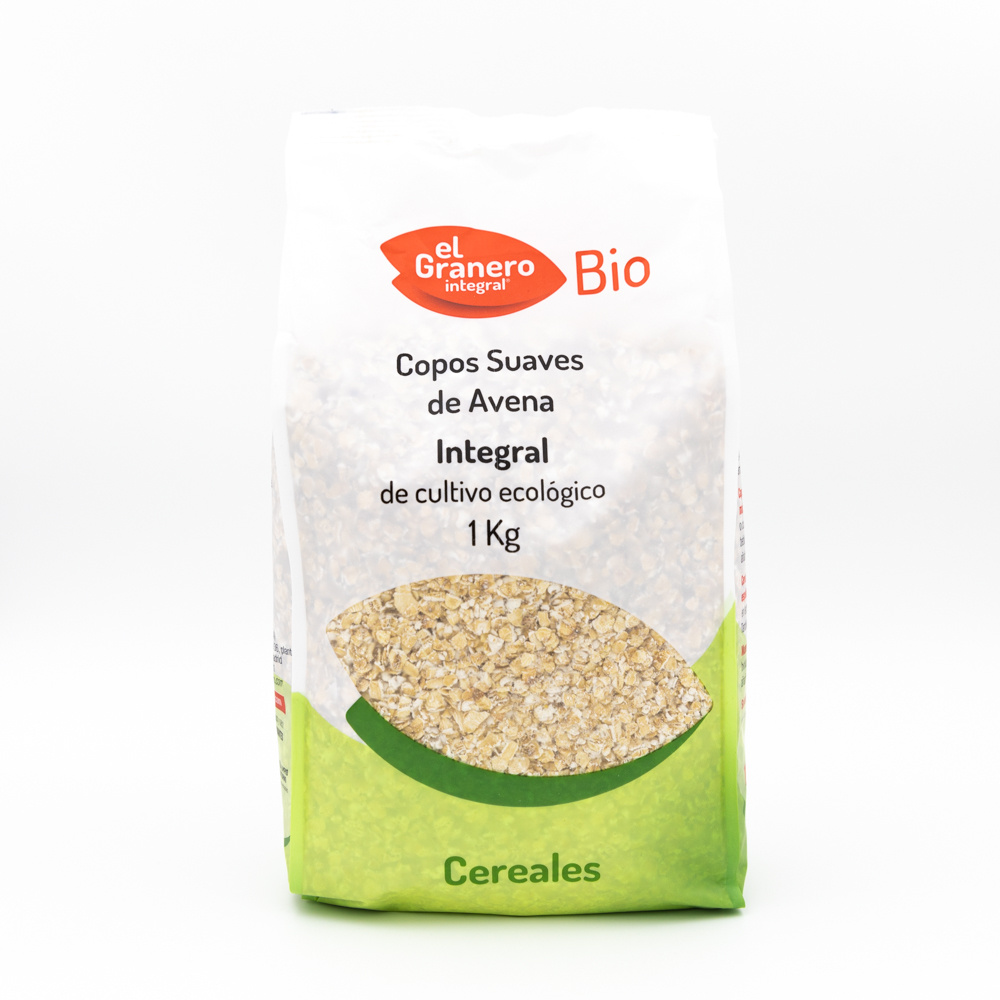 Granero Copos Avena Suaves Integrales 1 Kg.