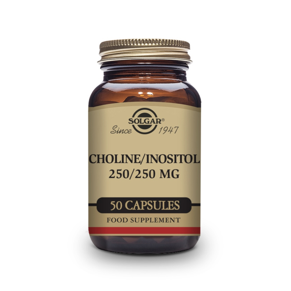 Solgar Colina/inositol 250 Mg 50 Cap.
