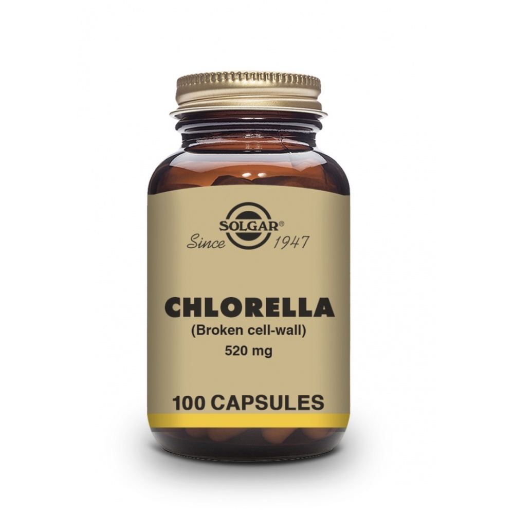 Solgar Chlorella 100 Cap Veget.