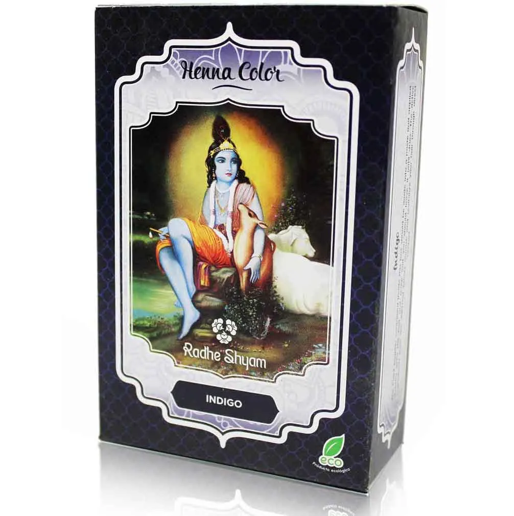 Radhe Shyam Henna Polvo Indigo
