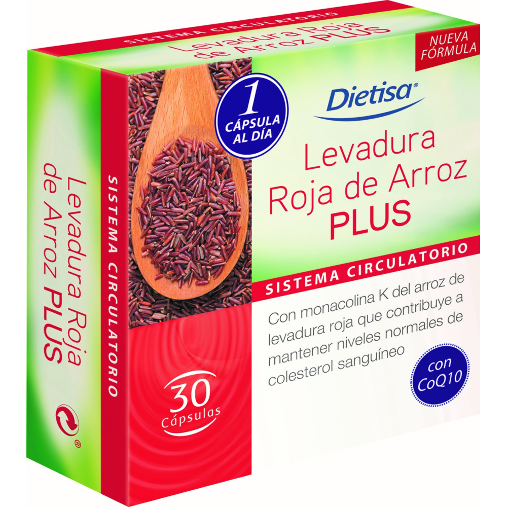 Dietisa Levadura Roja De Arroz 30 Capsulas