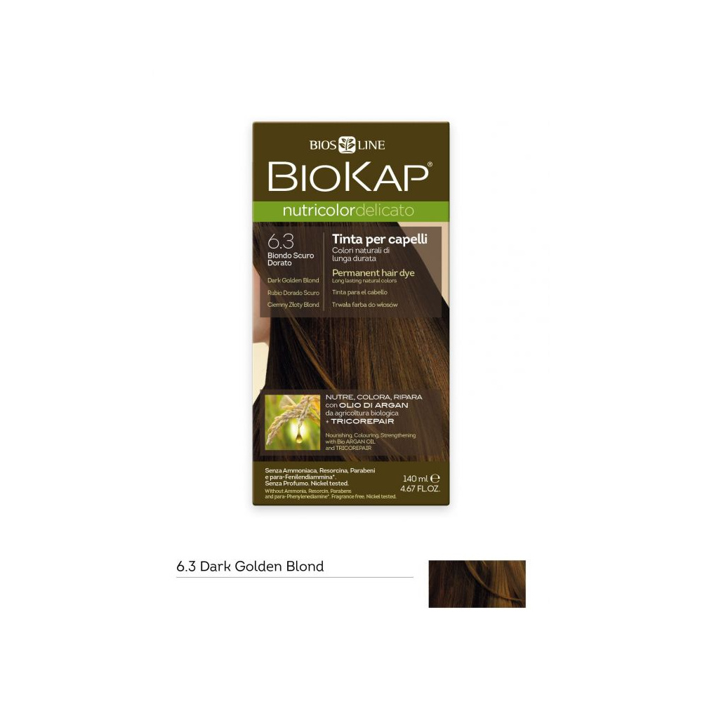 Biokap Delicato 6.30 Rubio Dorado Oscuro