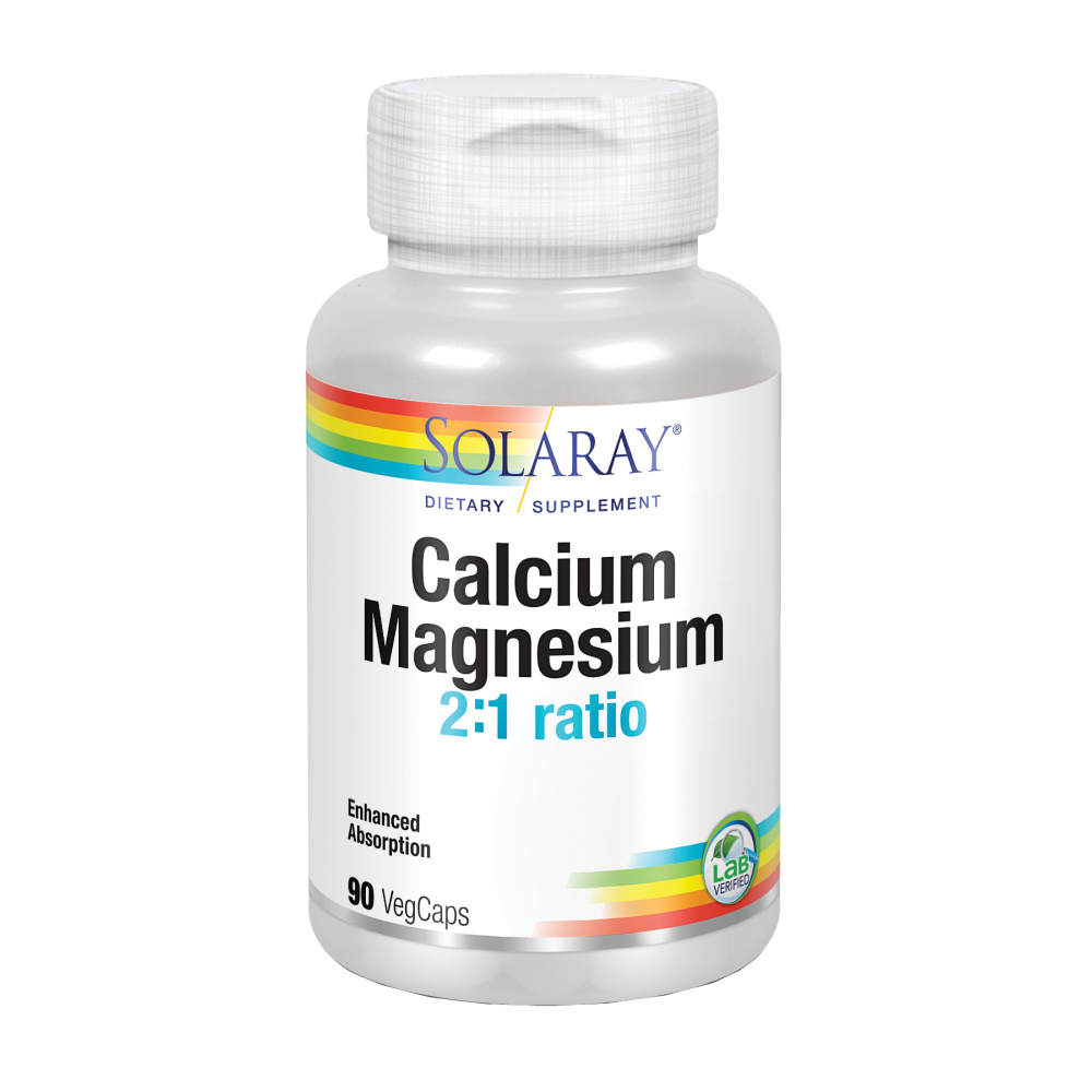 Solaray Calcio Y Magnesio 90 Cap