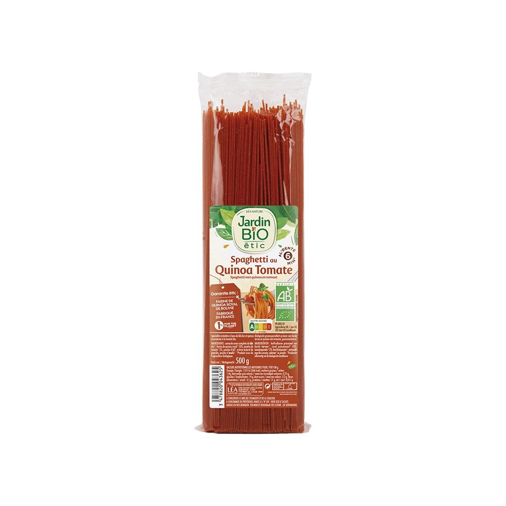 Jardin Bio Espagueti Quinoa Tomate 500 G