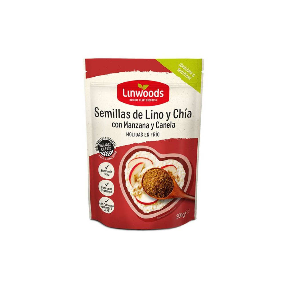 Linwoods Lino , Chia, Manzana Y Canela 200 Gr