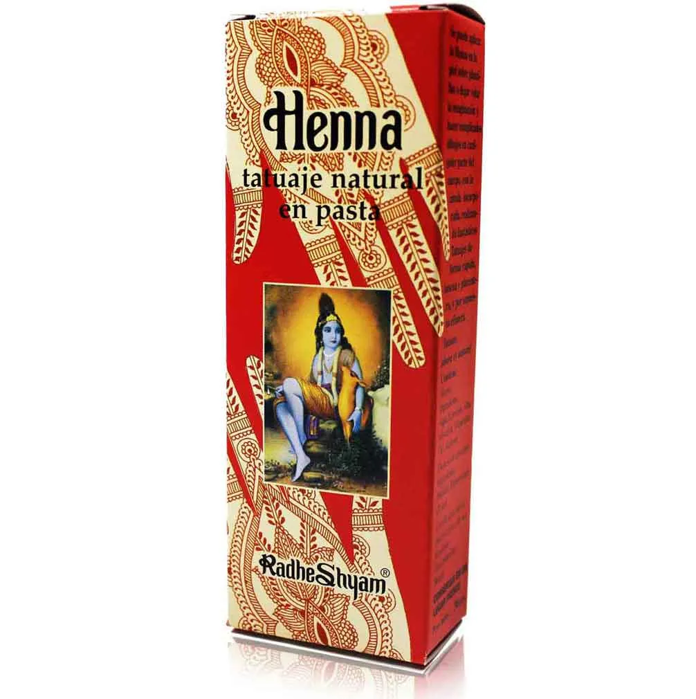 Radhe Shyam Henna Pasta Tatuaje
