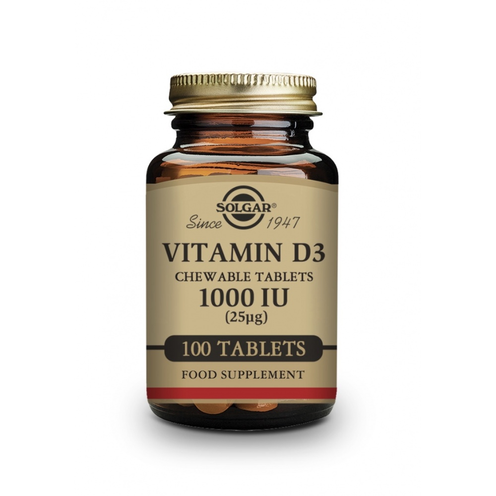 Solgar D3 1000 Iu Masticable 100 C