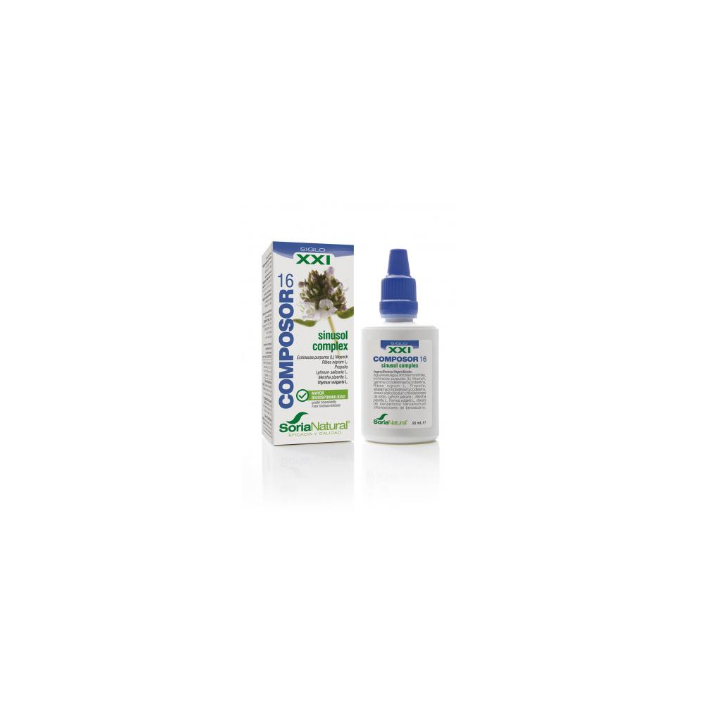 Soria Natural Composor 16 Sinusol 25 Ml