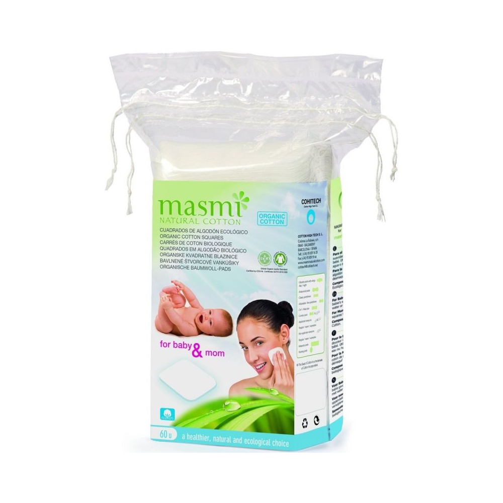 Masmi Cuadrados De Algodon 6 U