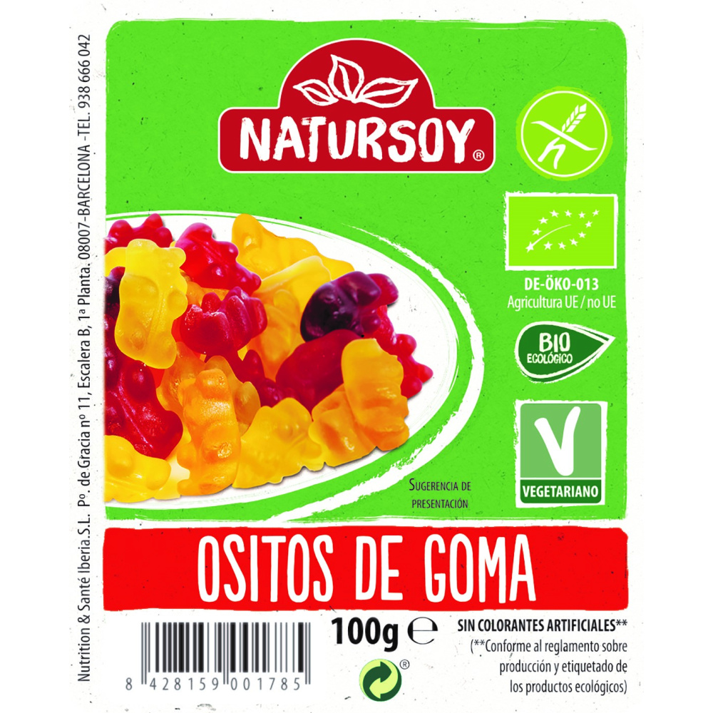 Natursoy Ositos Goma
