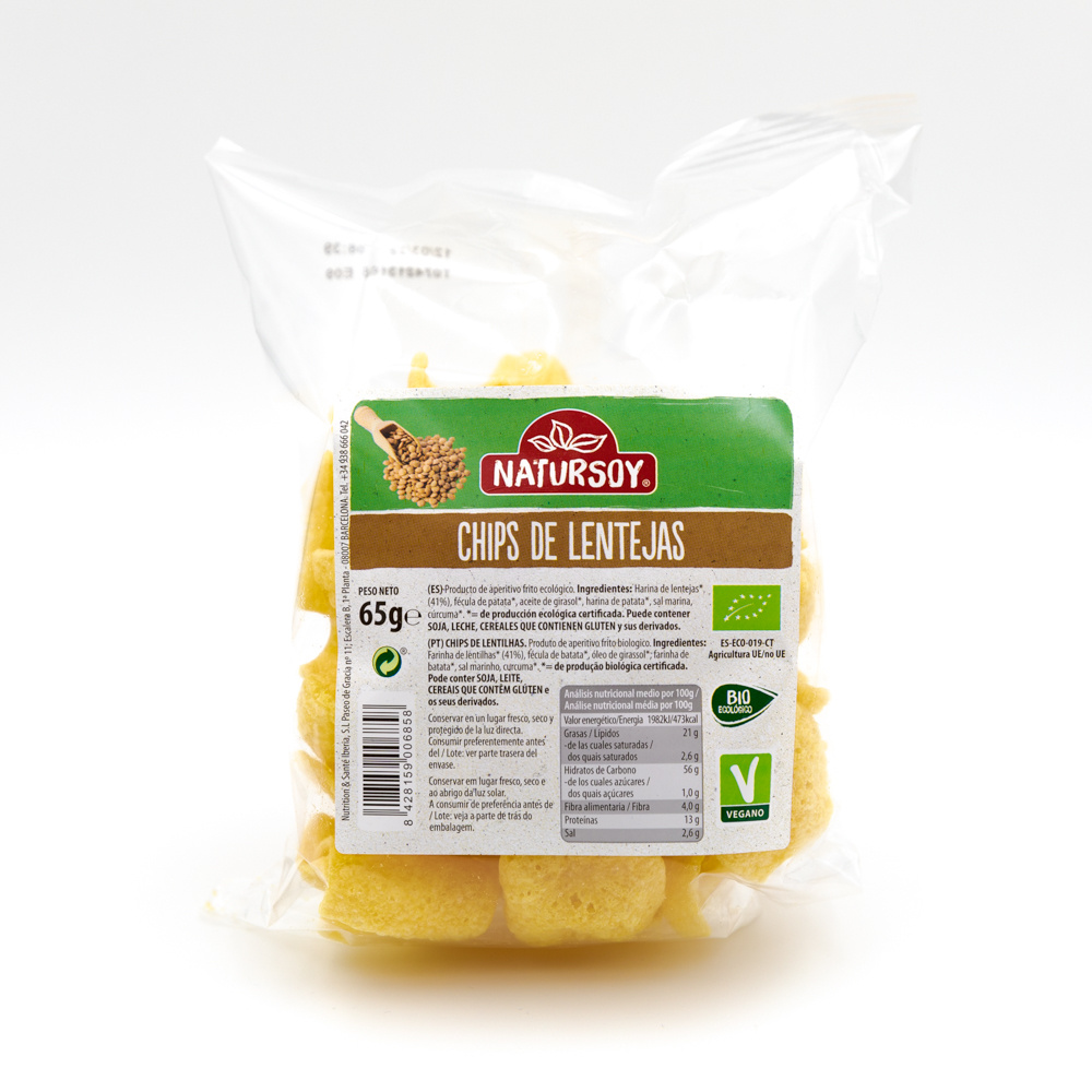 Natursoy Chips Lentejas