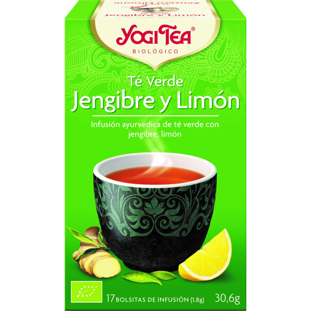 Yogi Tea Te Verde Jengibre Limon