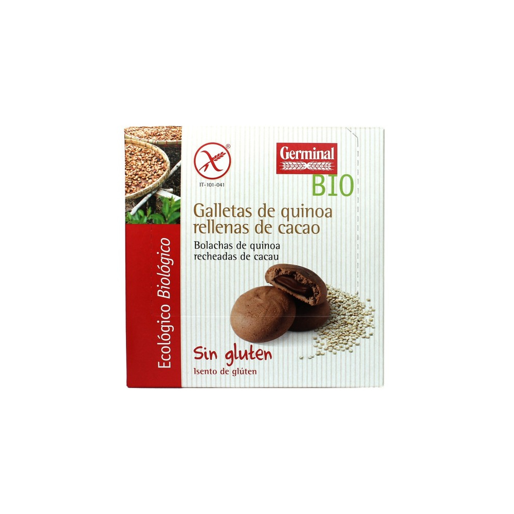Germinal Bio Galletas Quinoa Rellenas Cacao