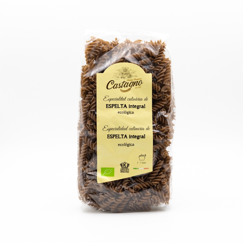 Castagno Espirales Espelta Integral Bio 500g