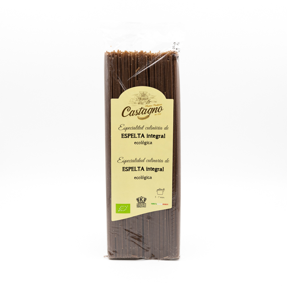 Castagno Espagueti Integral Espelta Bio 500g
