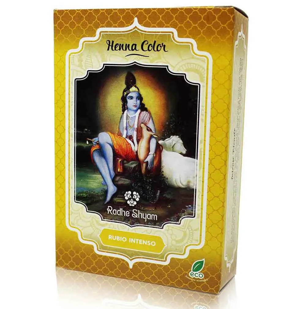 Radhe Shyam Henna Polvo Rubio Intenso