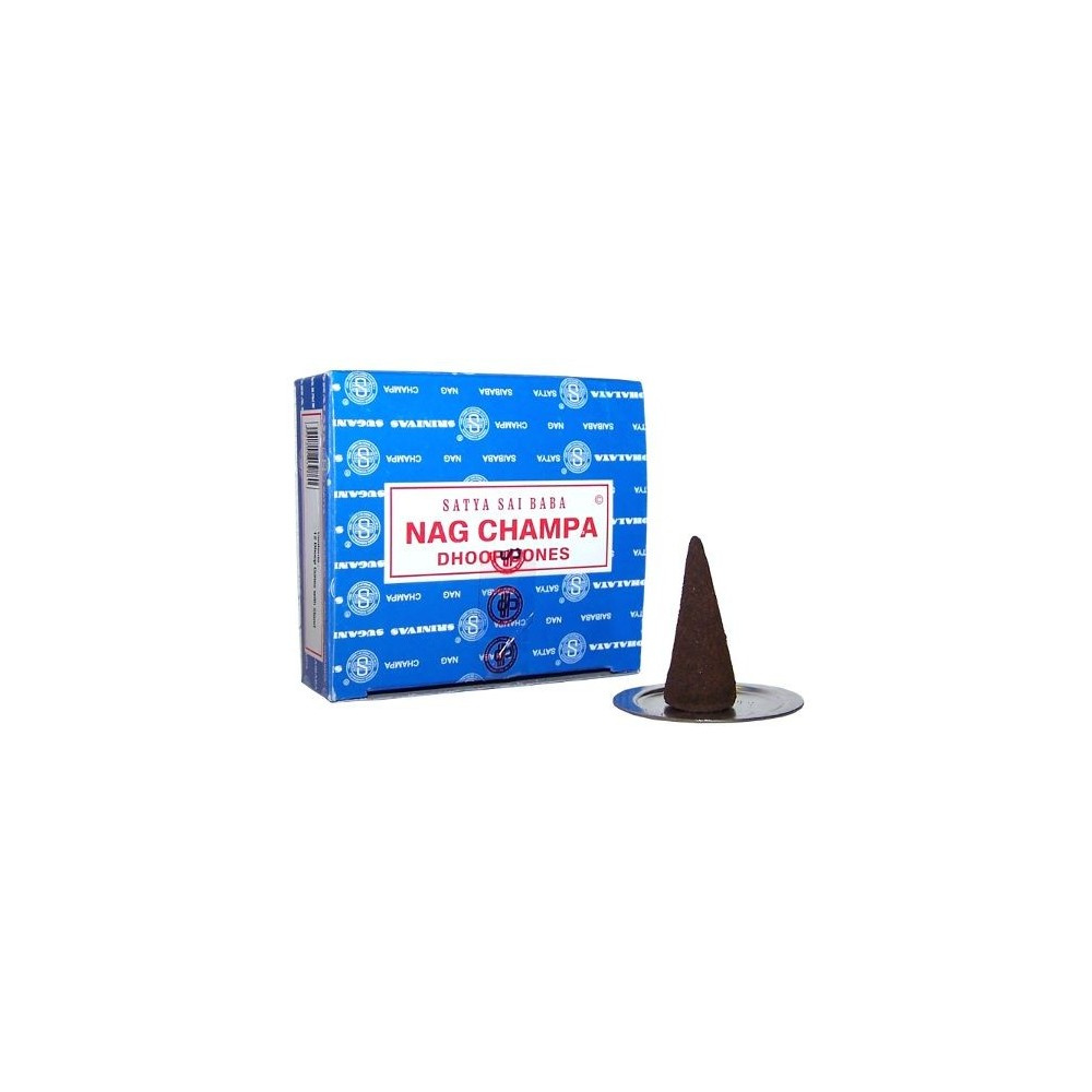 Satya Incienso Conos Nag Champa Azules