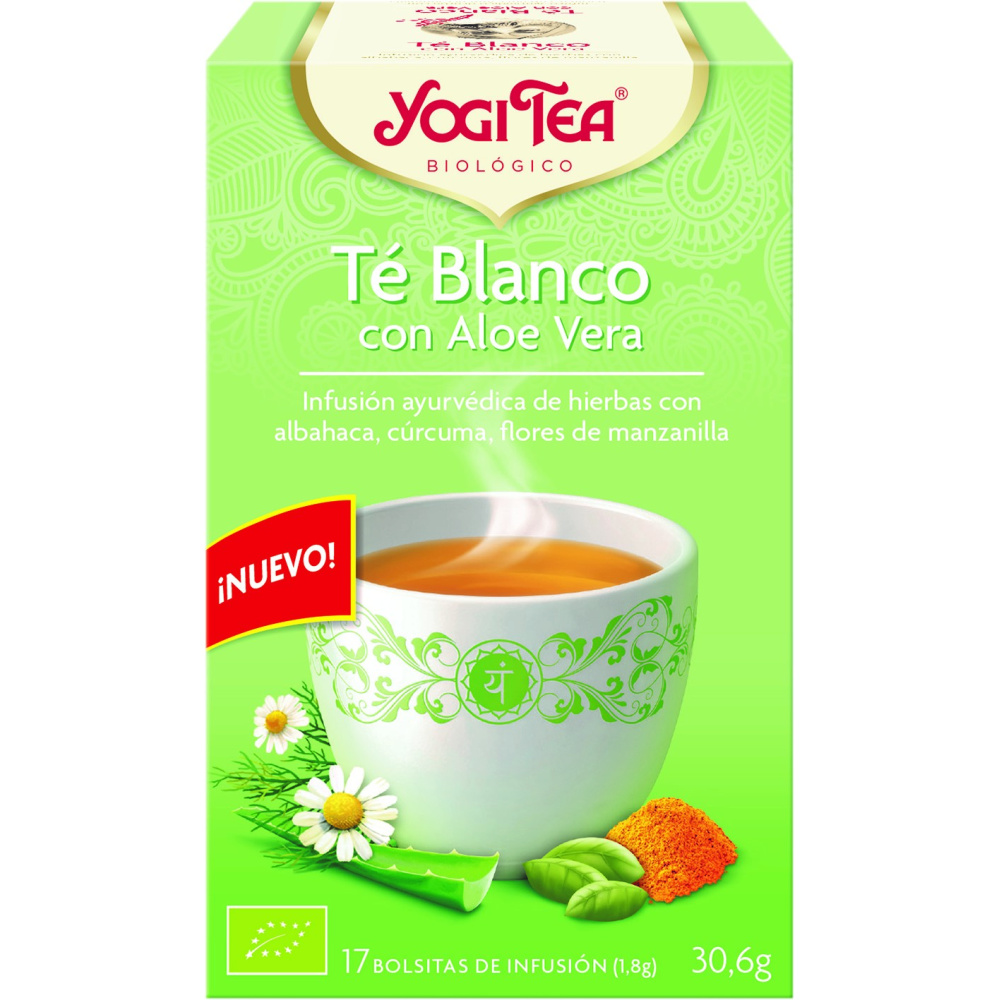 Yogi Tea Te Blanco Aloe Vera