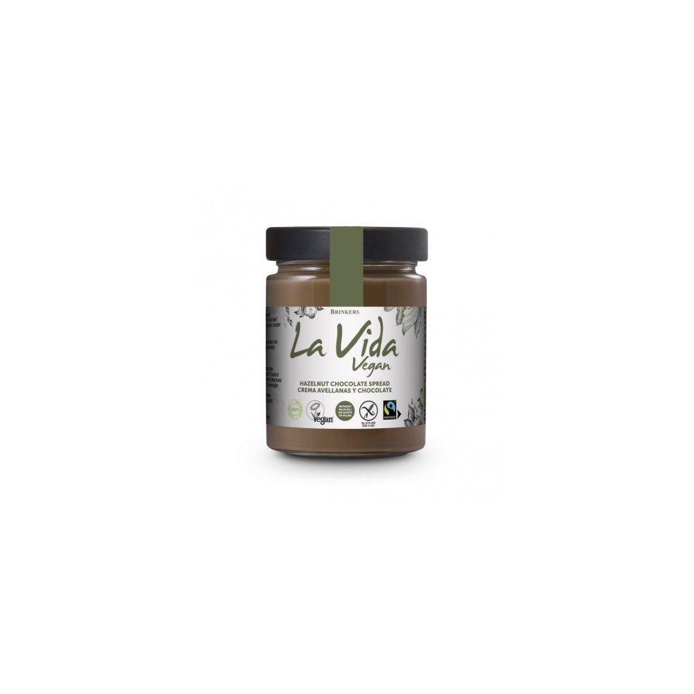 La Vida Vegan Crema Chocolate Avellanas 270g