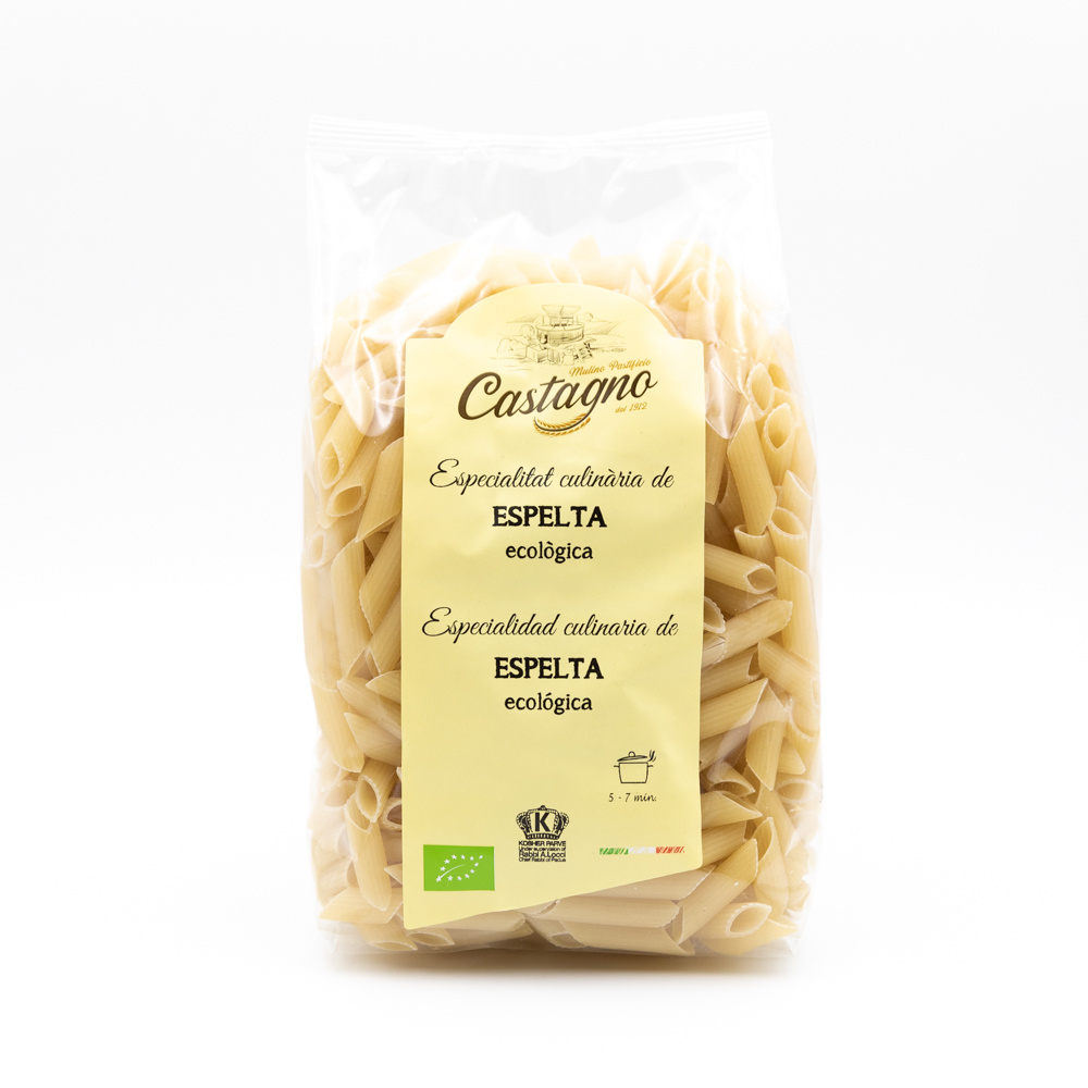 Castagno Macarrones Blancos Espelta Bio 500g