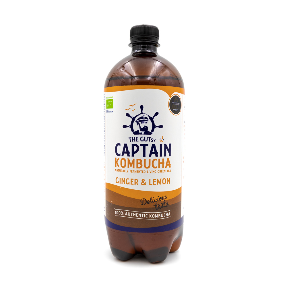Captain Kombucha Ginger Lemon 400 Ml