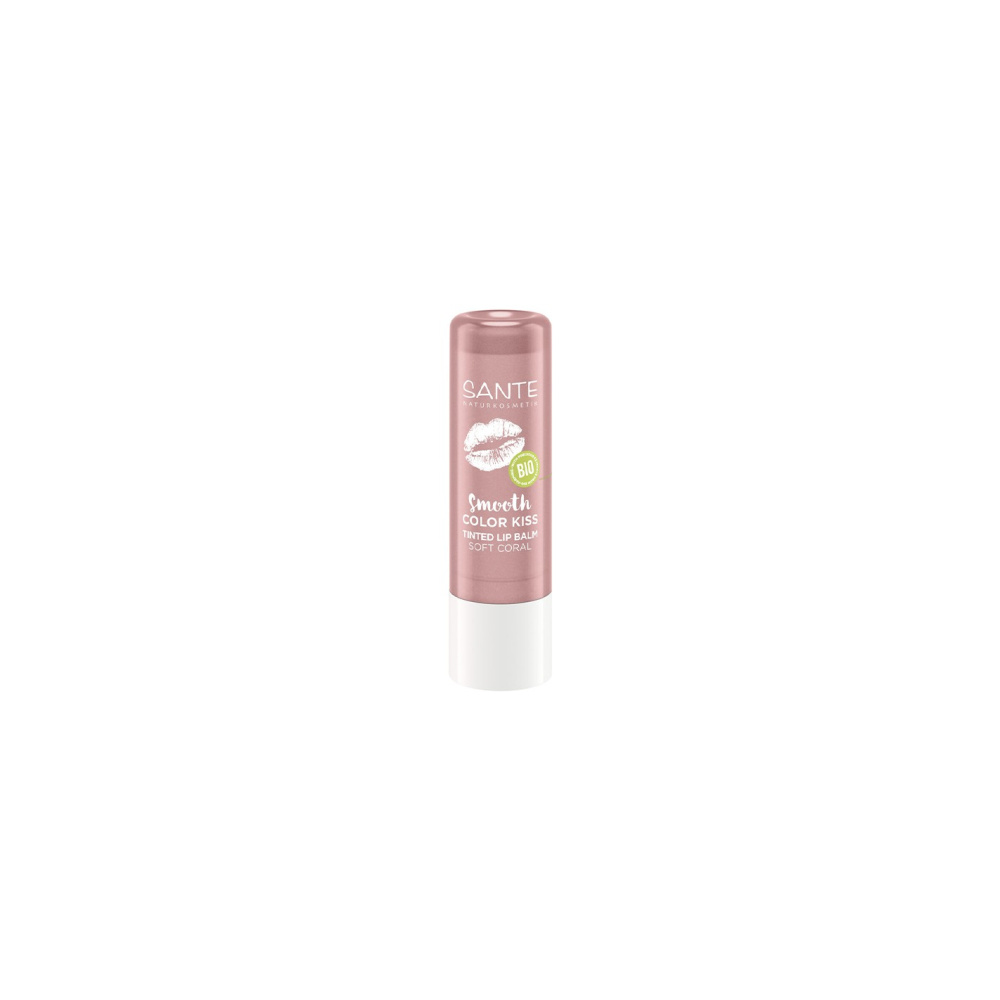 Sante Balsamo Labial Color Kiss Soft Coral 01