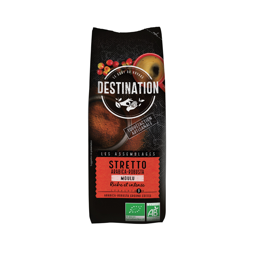 Destination Stretto Italiano Molido 250 Gr.