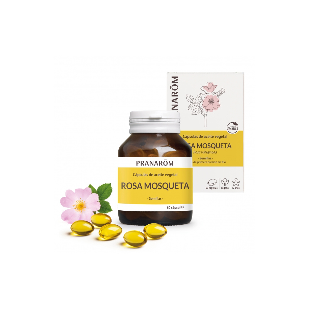 Pranarom Perlas Rosa Mosqueta