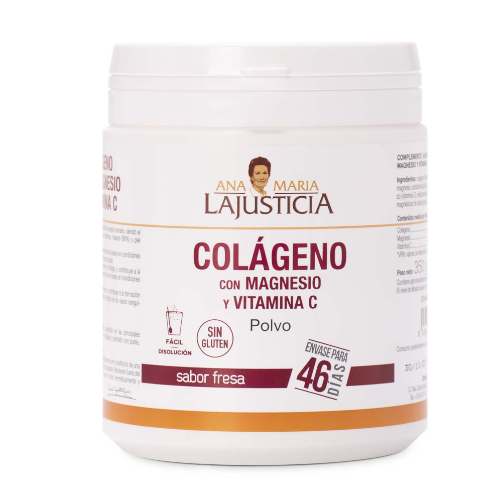 Ana Maria La Justicia Colageno Polvo 350 G Vitamina C Fresa
